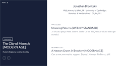 Desktop Screenshot of jbronitsky.com